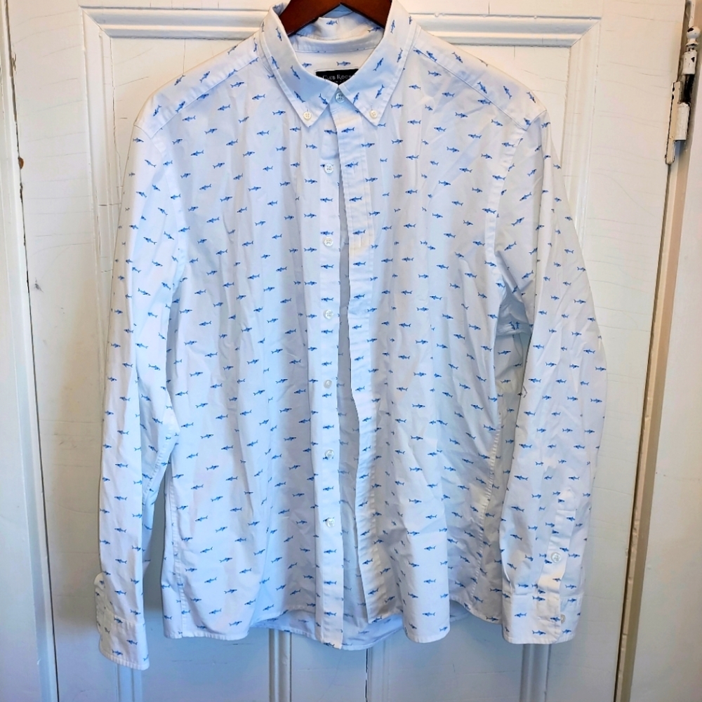 Club room shark shirt!